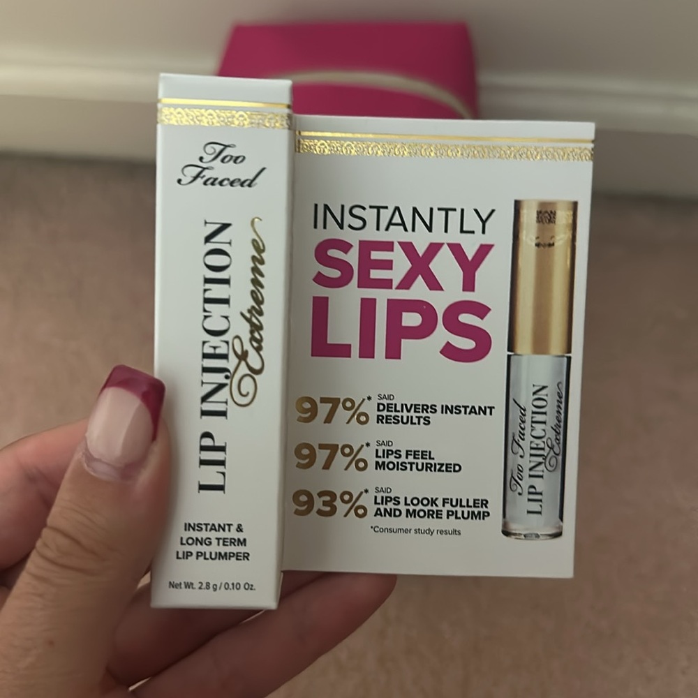 Too Faced 2-Pc. Lip Injection Major Must-Haves Travel Lip Plumper Gift Set NWT - Picture 7 of 14
